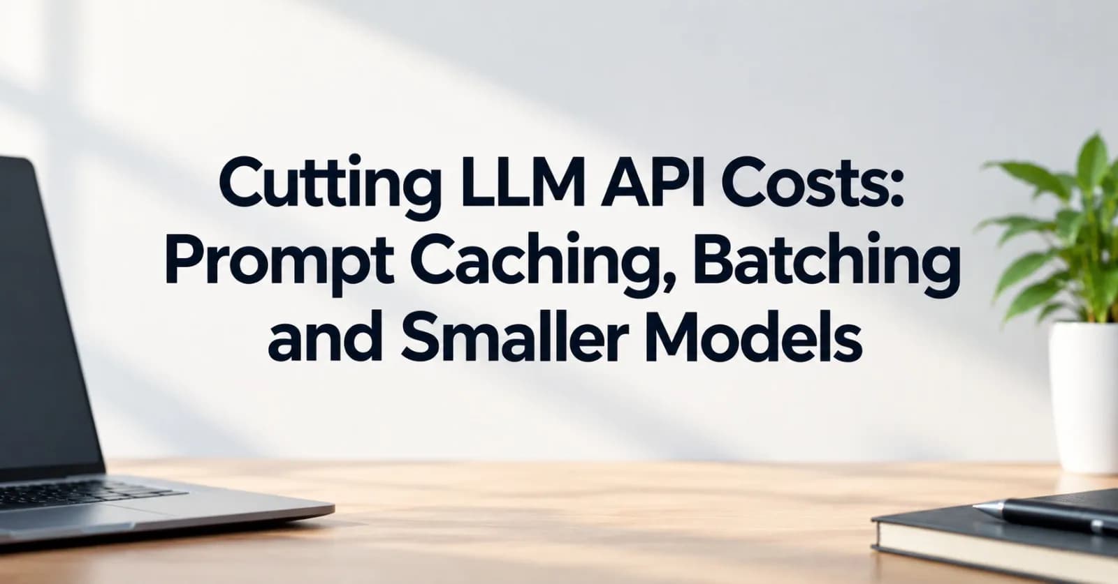Cutting LLM API Costs: Prompt Caching, Batching and Smaller Models
