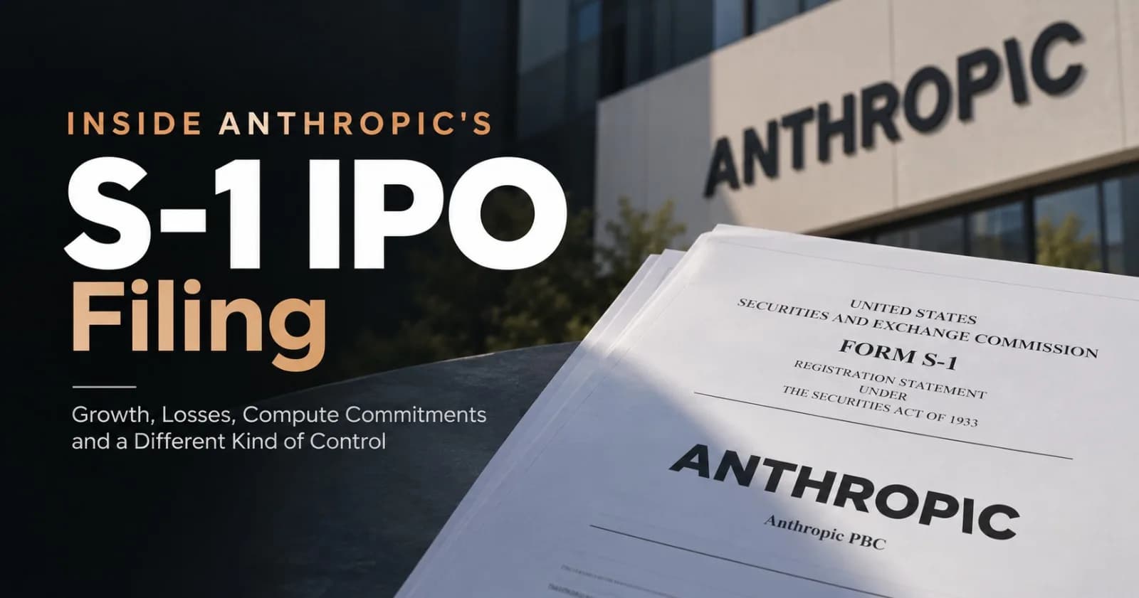 Inside Anthropic’s S-1: What the IPO Filing Actually Says